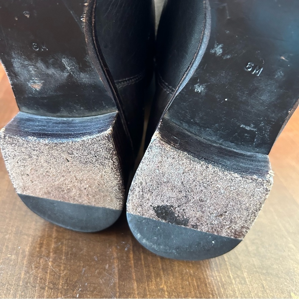 Tory Burch Keaton Chocolate Brown Leather Boots. Size 6. - Picture 6 of 16